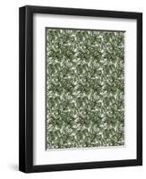 Christmas Ornament Evergreen Repeat-Cyndi Lou-Framed Premium Giclee Print