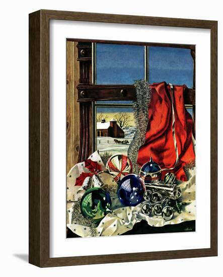 "Christmas Ornaments," December 18, 1943-John Atherton-Framed Giclee Print