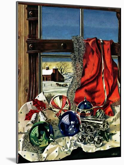 "Christmas Ornaments," December 18, 1943-John Atherton-Mounted Giclee Print