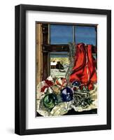 "Christmas Ornaments," December 18, 1943-John Atherton-Framed Premium Giclee Print