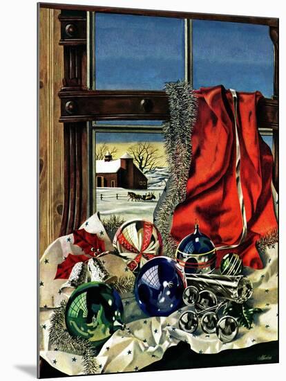 "Christmas Ornaments," December 18, 1943-John Atherton-Mounted Giclee Print