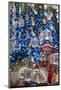 Christmas Ornaments for Sale in the Verona Christmas Market, Italy.-Jon Hicks-Mounted Photographic Print