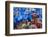 Christmas Ornaments for Sale in the Verona Christmas Market, Italy.-Jon Hicks-Framed Photographic Print