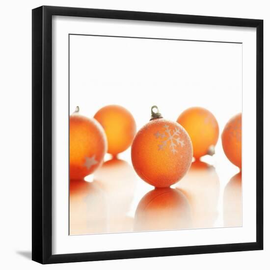 Christmas Ornaments-Sean Justice-Framed Photographic Print