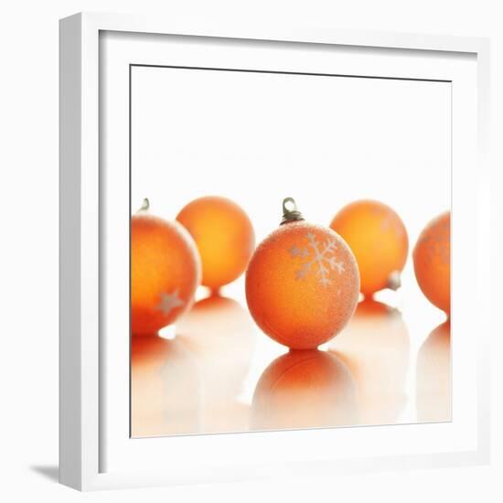 Christmas Ornaments-Sean Justice-Framed Photographic Print