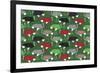 Christmas Ostrich Stockings-Joanne Paynter Design-Framed Giclee Print