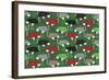 Christmas Ostrich Stockings-Joanne Paynter Design-Framed Giclee Print