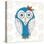 Christmas Owl I-Julie DeRice-Stretched Canvas