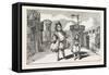 Christmas Pantomimes: Adelphi. Scene from the Christmas Tale of Little Red Riding Hood. Uk-null-Framed Stretched Canvas