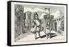 Christmas Pantomimes: Adelphi. Scene from the Christmas Tale of Little Red Riding Hood. Uk-null-Framed Stretched Canvas