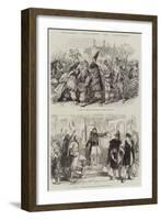 Christmas Pantomimes and Burlesques-null-Framed Giclee Print