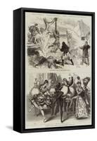 Christmas Pantomimes and Extravaganzas-David Henry Friston-Framed Stretched Canvas