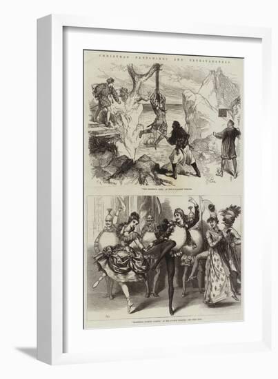 Christmas Pantomimes and Extravaganzas-David Henry Friston-Framed Giclee Print