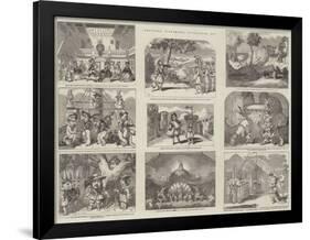 Christmas Pantomimes, Burlesques, Etc-null-Framed Giclee Print