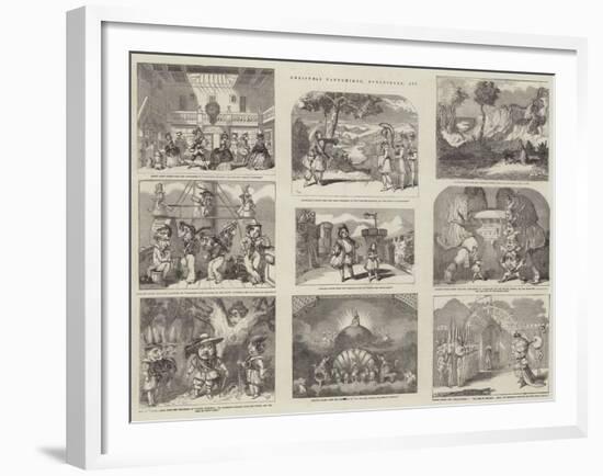 Christmas Pantomimes, Burlesques, Etc-null-Framed Giclee Print