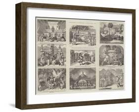 Christmas Pantomimes, Burlesques, Etc-null-Framed Giclee Print