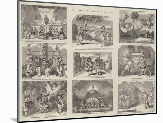 Christmas Pantomimes, Burlesques, Etc-null-Mounted Giclee Print