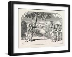 Christmas Pantomimes: Haymarket. Scene from the Fairy Burlesque of the Princess Radiant; Or-null-Framed Giclee Print