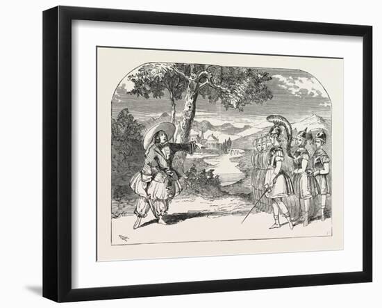 Christmas Pantomimes: Haymarket. Scene from the Fairy Burlesque of the Princess Radiant; Or-null-Framed Giclee Print