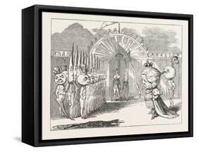 Christmas Pantomimes: Surrey. Scene from the Pantomime of The King of the Golden Seas; Or-null-Framed Stretched Canvas