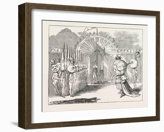 Christmas Pantomimes: Surrey. Scene from the Pantomime of The King of the Golden Seas; Or-null-Framed Giclee Print