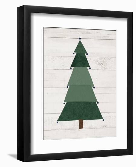 Christmas Patchwork I Neutral-Courtney Prahl-Framed Art Print