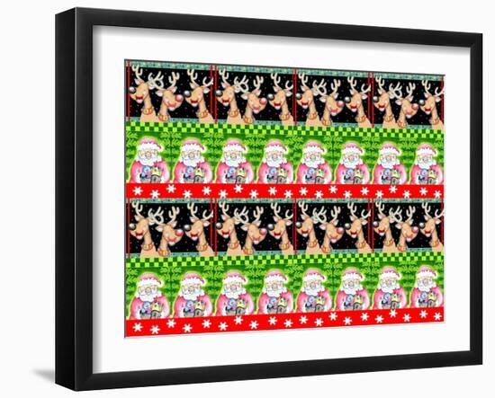 Christmas Pattern 1-Valarie Wade-Framed Giclee Print