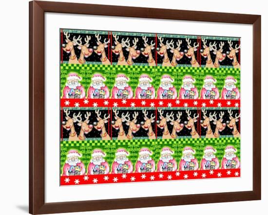 Christmas Pattern 1-Valarie Wade-Framed Giclee Print