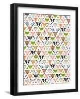 Christmas pattern, 2016-Runa Anastasiya Rudaya-Framed Giclee Print