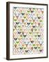 Christmas pattern, 2016-Runa Anastasiya Rudaya-Framed Giclee Print