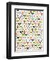 Christmas pattern, 2016-Runa Anastasiya Rudaya-Framed Giclee Print