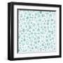 Christmas Pattern from Snowflakes-31moonlight31-Framed Art Print