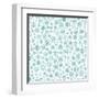 Christmas Pattern from Snowflakes-31moonlight31-Framed Art Print