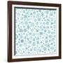 Christmas Pattern from Snowflakes-31moonlight31-Framed Art Print