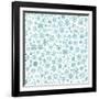 Christmas Pattern from Snowflakes-31moonlight31-Framed Art Print