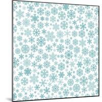 Christmas Pattern from Snowflakes-31moonlight31-Mounted Art Print