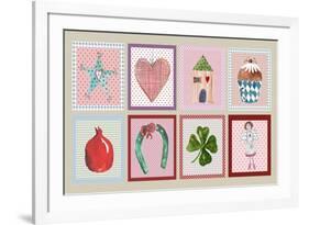 Christmas Patterns-Effie Zafiropoulou-Framed Giclee Print