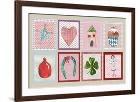 Christmas Patterns-Effie Zafiropoulou-Framed Giclee Print