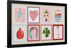 Christmas Patterns-Effie Zafiropoulou-Framed Giclee Print