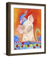 Christmas Piggie-Valarie Wade-Framed Giclee Print