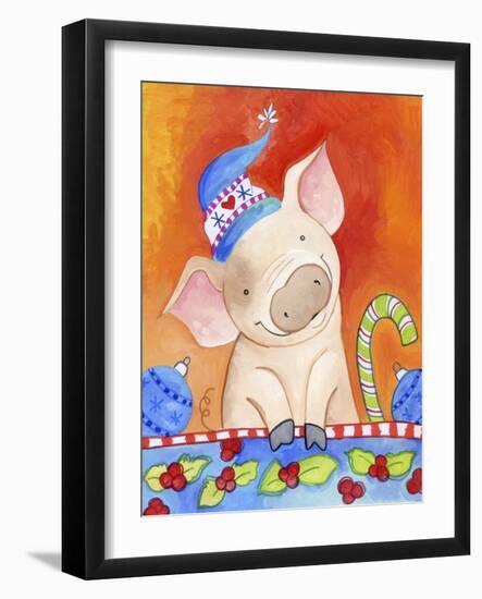 Christmas Piggie-Valarie Wade-Framed Giclee Print