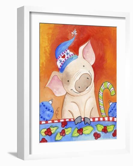 Christmas Piggie-Valarie Wade-Framed Giclee Print