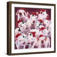 Christmas Piggies-Jenny Newland-Framed Giclee Print