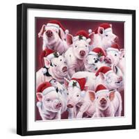 Christmas Piggies-Jenny Newland-Framed Giclee Print