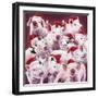 Christmas Piggies-Jenny Newland-Framed Giclee Print