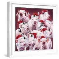 Christmas Piggies-Jenny Newland-Framed Giclee Print