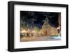 Christmas-Place-Royale Quebec-null-Framed Art Print