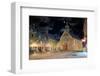 Christmas-Place-Royale Quebec-null-Framed Art Print