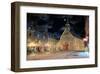 Christmas-Place-Royale Quebec-null-Framed Art Print