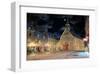 Christmas-Place-Royale Quebec-null-Framed Art Print